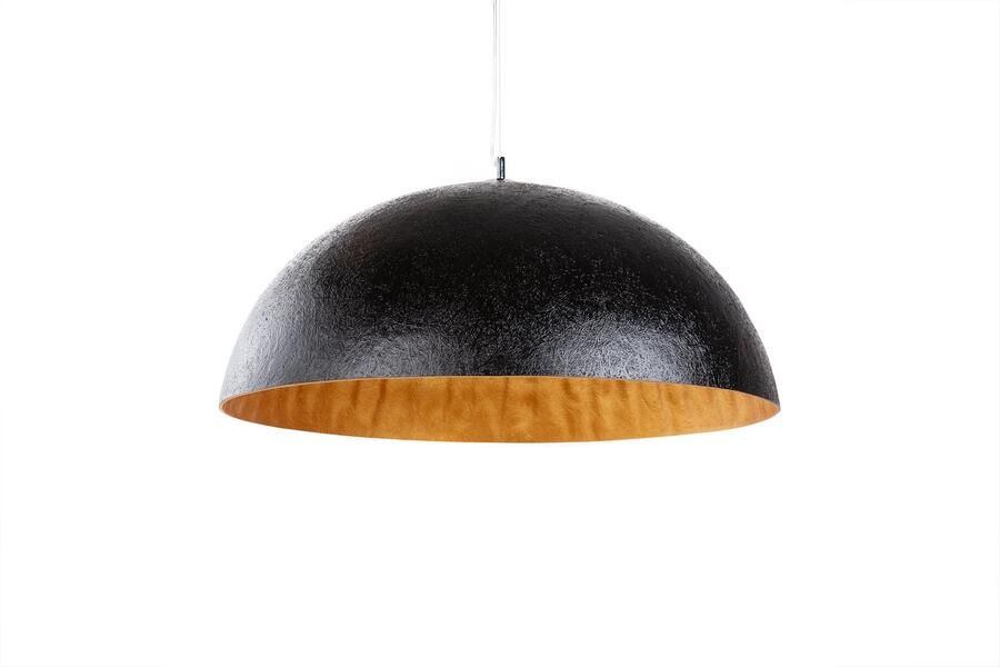 Invicta Interior Elegante design hanglamp GLOW 70cm zwart goud hanglamp 10719