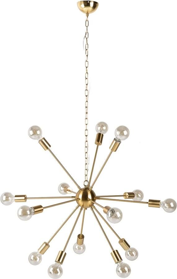 Invicta Interior Elegante hanglamp SPUTNIK 87cm goud met 14 lichtarmen 41108