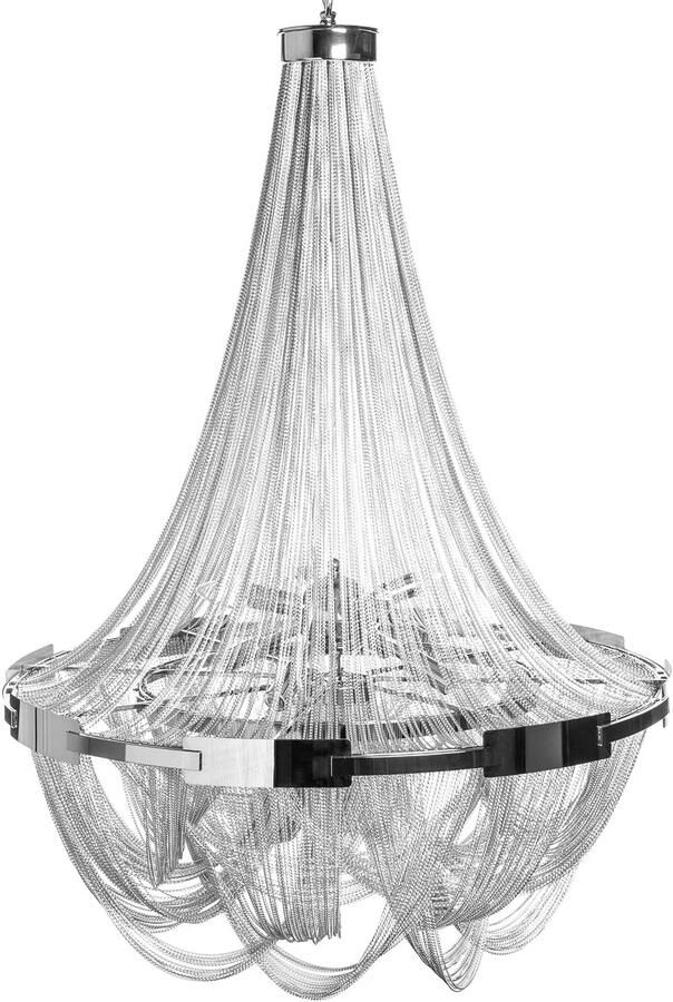 Invicta Interior Extravagante kroonluchter ROYAL XL 70cm zilveren hanglamp 39096