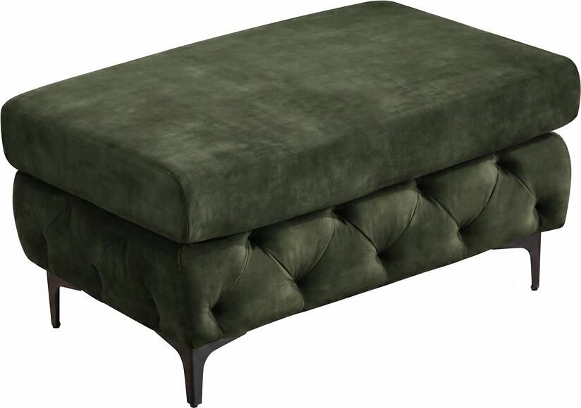 Invicta Interior Kruk MODERN BAROCK 95cm fluweel donkergroen