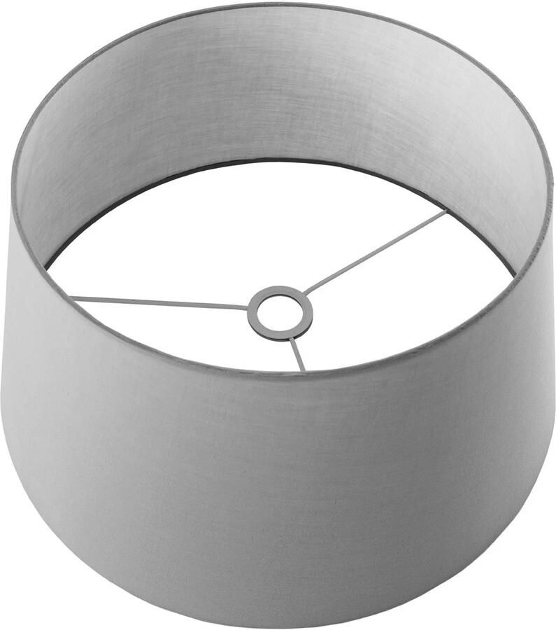 Invicta Interior Lampenkap 45x25x50cm kegelvormig linnen grijs voor staande lamp 41092