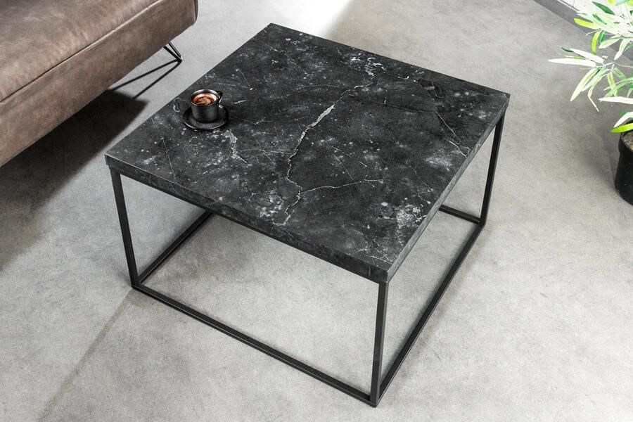 Invicta Interior Moderne salontafel ARCHITECTURE 60cm grafiet metalen frame 44759
