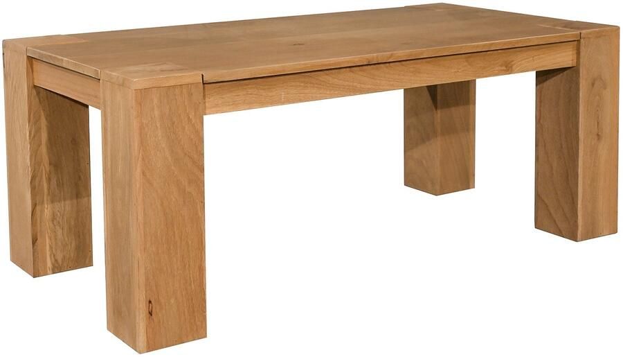 Invicta Interior Salontafel MAKASSAR 100cm mangohout crème beige 48652