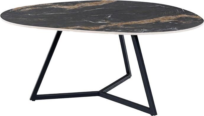 Invicta Interior Salontafel MARVELOUS 70cm aurora oro keramiek zwart goud zand
