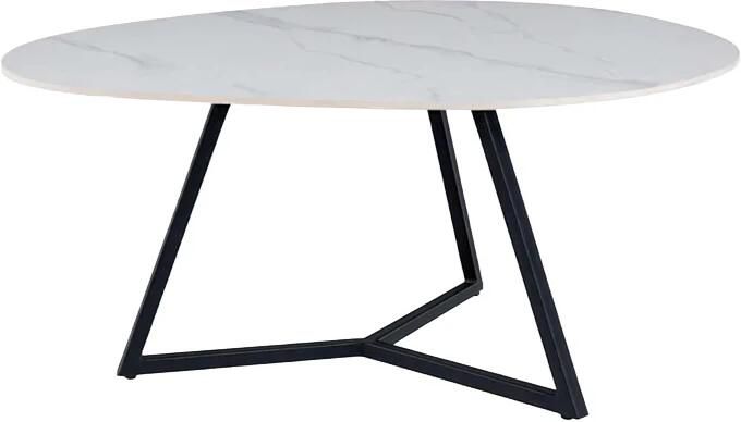 Invicta Interior Salontafel MARVELOUS 90cm keramiek wit