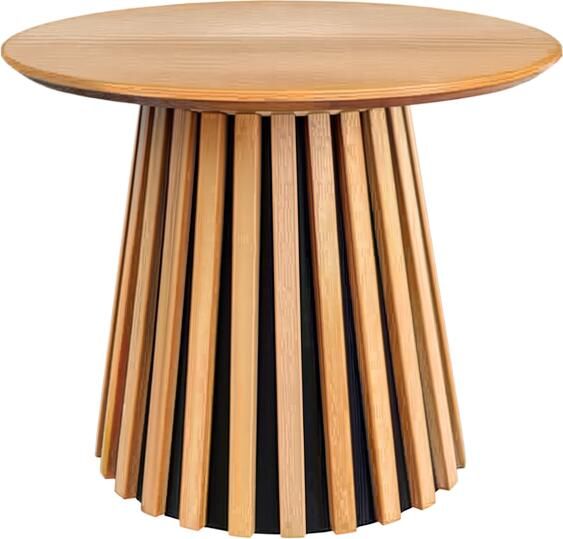Invicta Interior Salontafel VALHALLA WOOD Ø 50cm rond eikenhout fineer naturel 45895