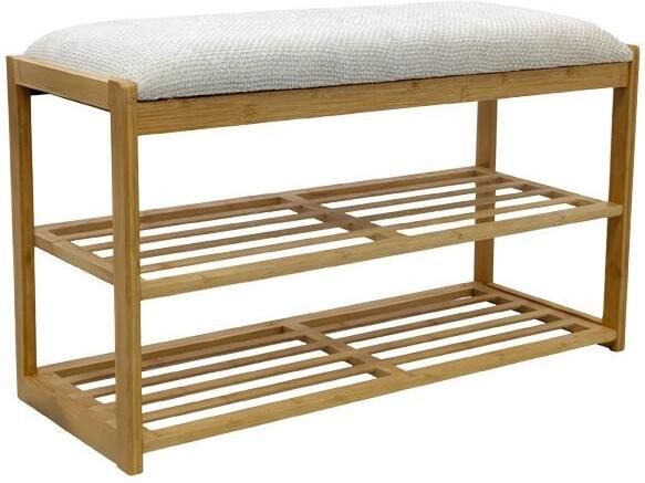 Invicta Interior Schoenenrek ZEN-BO 80cm bamboe naturel beige