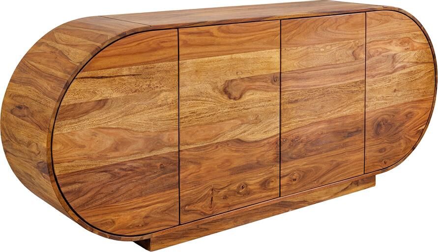 Invicta Interior Sideboard ORGANIKO 180cm ovaal sheesham hout bruin 49226