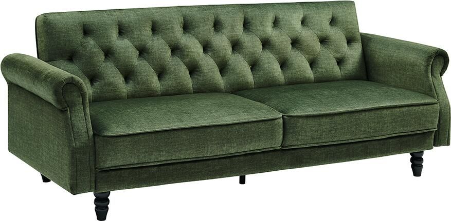 Invicta Interior Slaapbank MAISON BELLE AFFAIRE 220cm vogue velour fluweel mosgroen