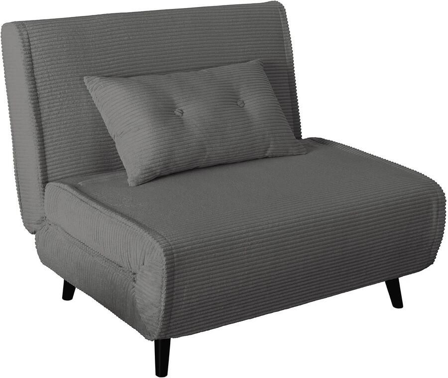 Invicta Interior Slaapstoel SMART MULTIFUNCTION 100cm snoer grijs 47141
