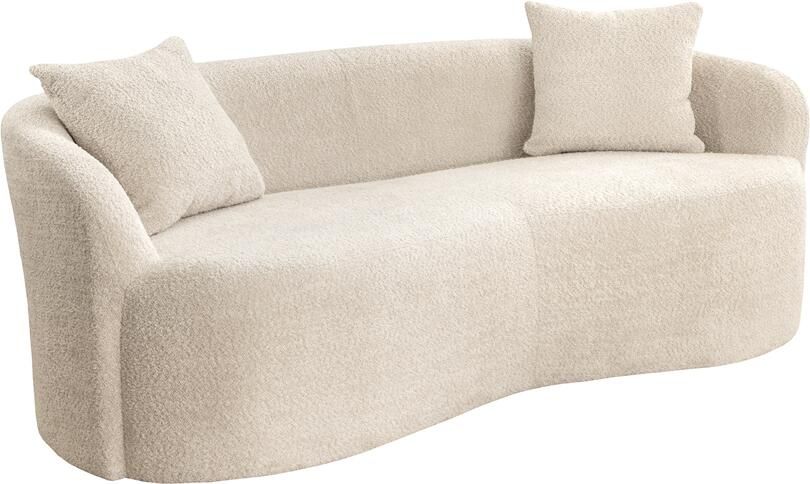 Invicta Interior Sofa ELEMENTAL 180cm 2-zits bouclé champagne beige