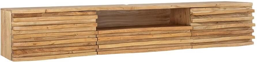 Invicta Interior TV-lowboard RELIEF 200cm hangend acaciahout naturel 45795