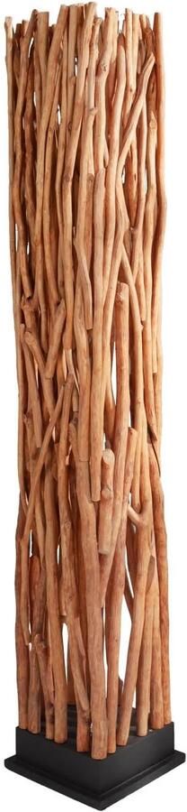 Invicta Interior Vloerlamp NATURE ART 175 cm gemaakt van naturel longanhout inclusief lichtbron 40484