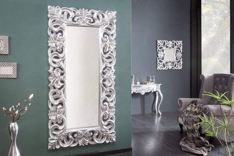 Invicta Interior Elegante wandspiegel VENICE 180x90cm zilver antiek barokstijl 15630