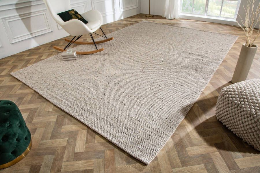 Invicta Interior Tapijt van wol 350x240 cm zilvergrijs 41718