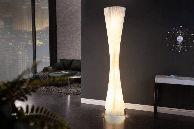 Invicta Interior Moderne design vloerlamp PARIS X 180cm witte vloerlamp 5962