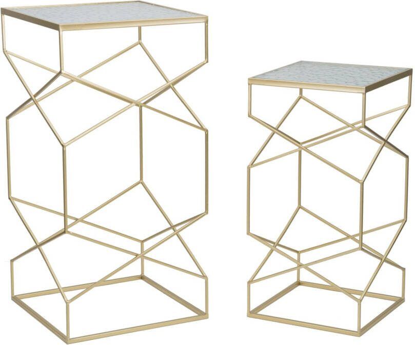Mauro Ferretti TELEFOONHOUDER GLAZIGE COPPIA CM 50X50X100-40X40X80