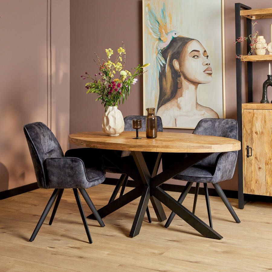 Starfurn Eetkamertafel Denver | Ovaal | Mangohout | 180 cm STF-534