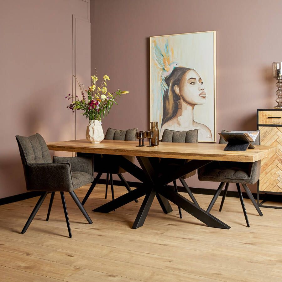Starfurn Eetkamertafel Denver | Rechthoek matrixpoot | 180 cm STF-1030
