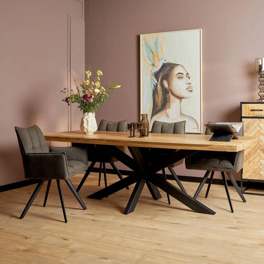 Starfurn Eettafel Denver | 180 cm | Rechthoek | Matrixpoot-STF-1030