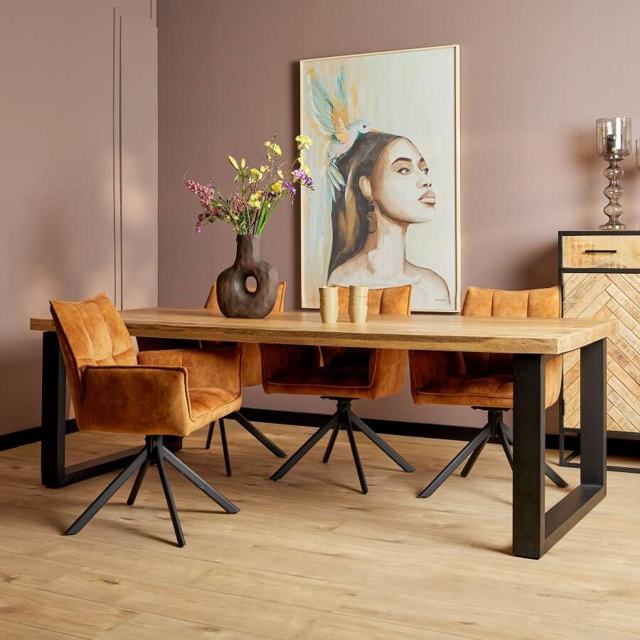 Starfurn Eettafel Denver | 220 cm | Rechthoek | U-poot-STF-1018