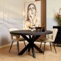 Starfurn Eetkamertafel Denver Black | Rond | 110 cm STF-514 - Thumbnail 2