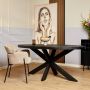 Starfurn Eetkamertafel Denver Black | Ovaal | 180 cm STF-537 - Thumbnail 2