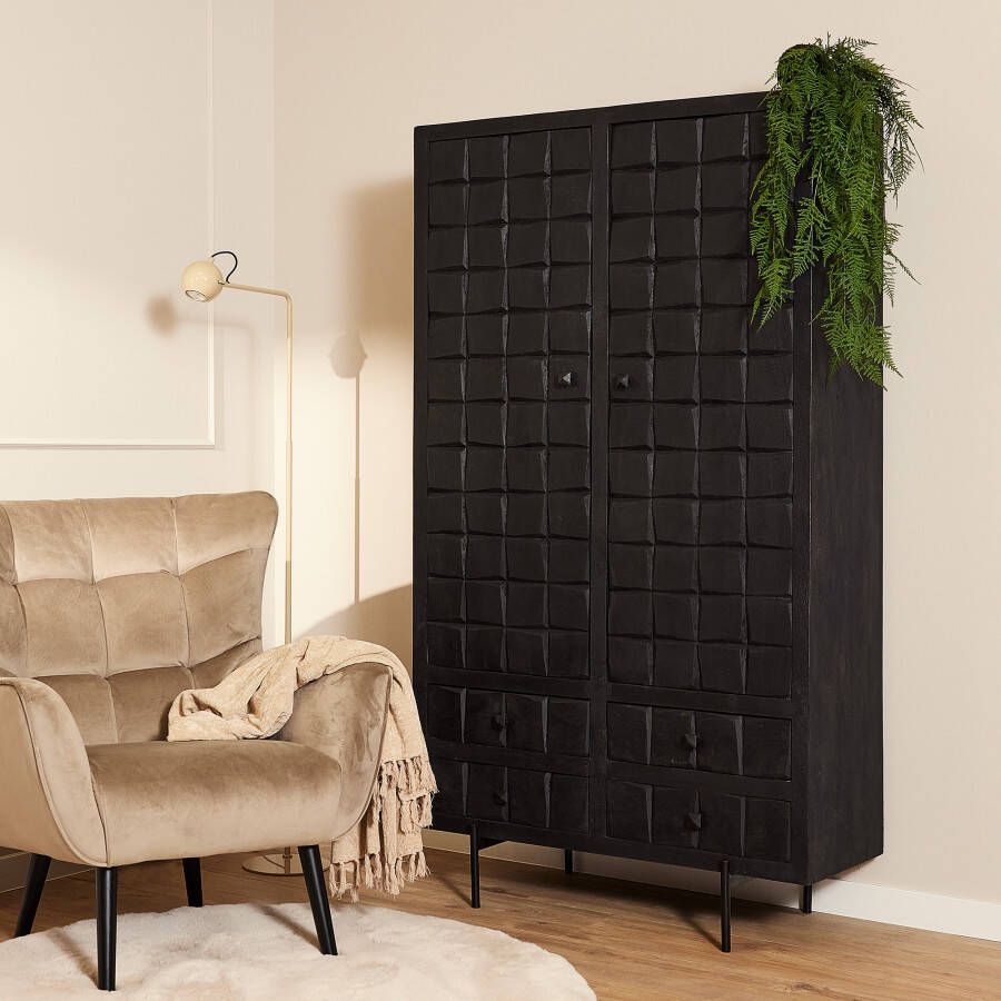 Starfurn Kabinet Brandy Black | 2 deuren 4 lades STF-1507