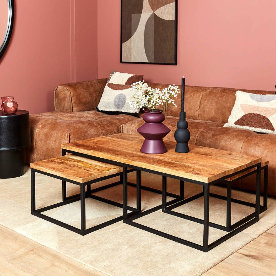 Starfurn Salontafel Denver | Set van 3 | Rechthoek STF-3027