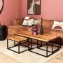Merkloos Sans marque Salontafel Denver | Set van 3 | Rechthoek - Thumbnail 2