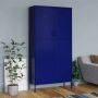 Vida XL vidaXL Kledingkast 90x50x180 cm staal marineblauw-VXL-336244 - Thumbnail 2