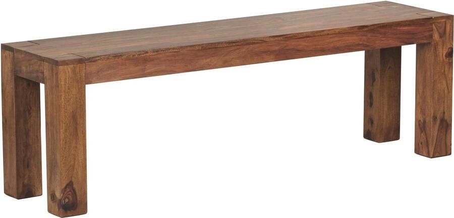 Wohnling Eetkamerbank MUMBAI sheesham 140 cm