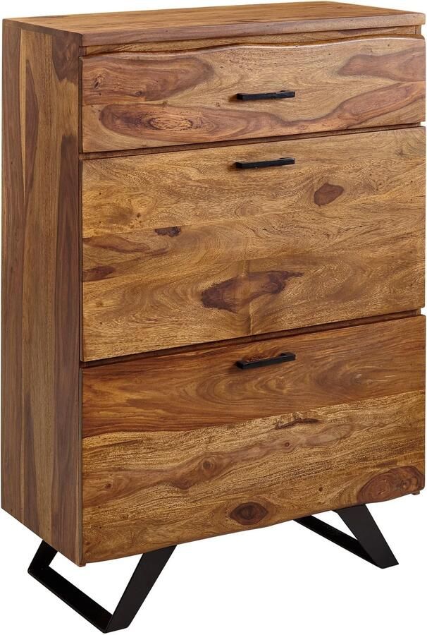 Wohnling Ladekast sheeshamhout 80 cm diep