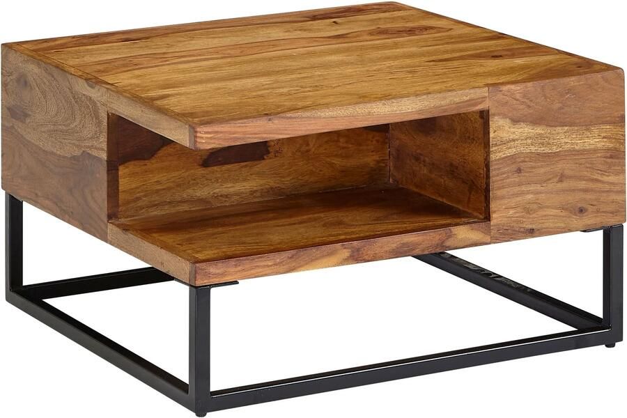 Wohnling Salontafel bruin sheeshamhout 60 cm