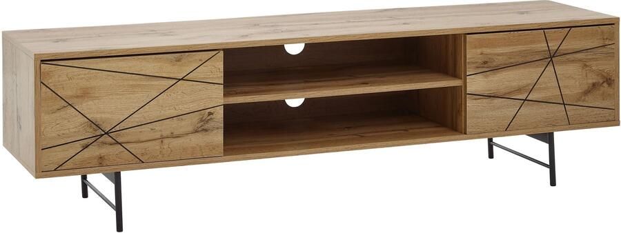 Wohnling Tv-meubel TV- eiken 160 cm breed TV