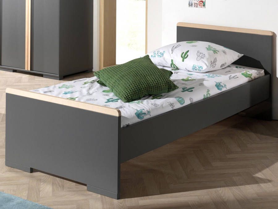 Mobistoxx Bed LONELY 90x200 cm grijs zonder bedlade
