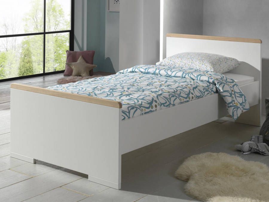 Mobistoxx Bed LONELY 90x200 cm wit zonder bedlade
