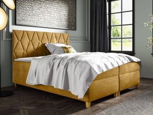 Mobistoxx Boxspring INIESTA 140x200 cm goud