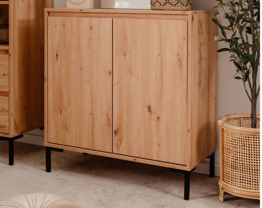 Mobistoxx Commode BONIFACIO 2 deuren artisan eik