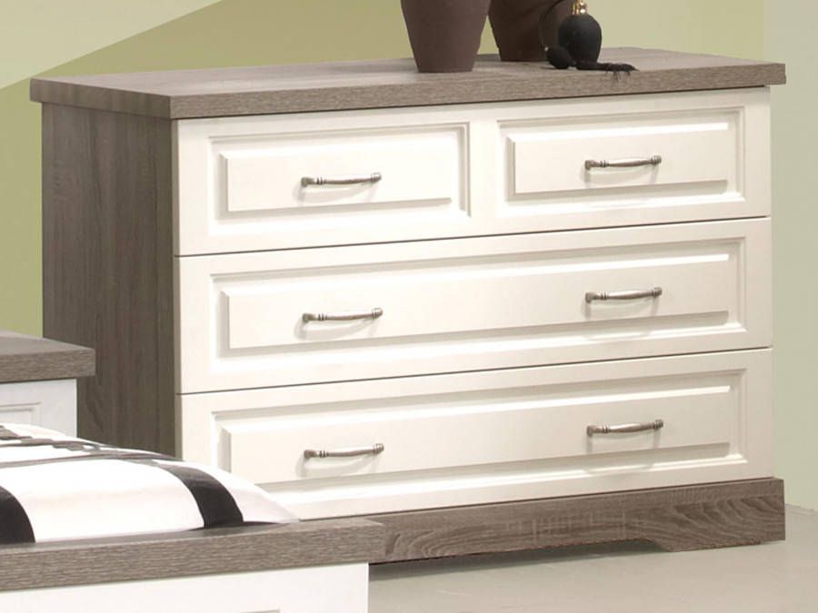 Mobistoxx Commode IVANA 3 lades truffel porselein