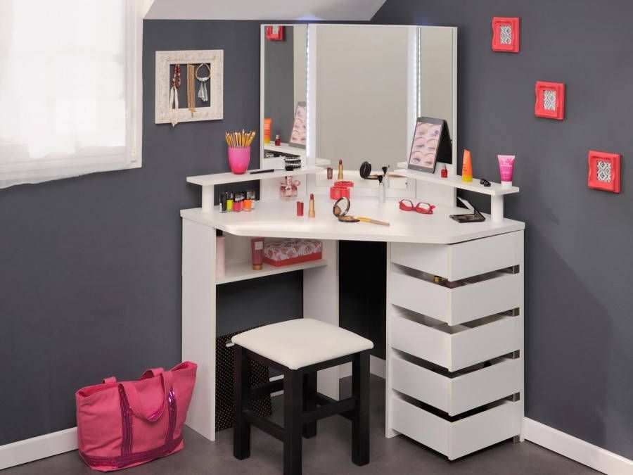 Mobistoxx Commode met spiegel VOLGA wit