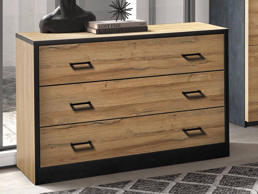 Mobistoxx Commode NORI 3 lades franse eik