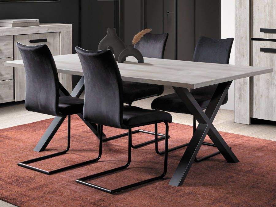 Mobistoxx Eettafel IBERA 200 cm nordic eik
