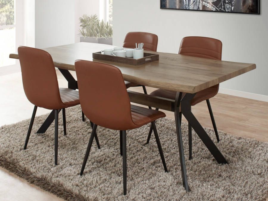 Mobistoxx Eettafel MIRAGE 90x160 cm eik