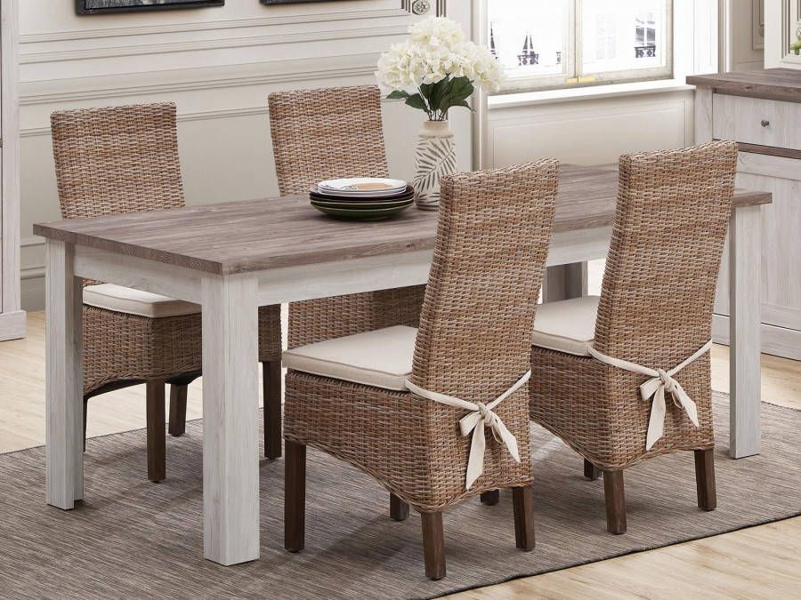 Mobistoxx Eettafel NELI 190 cm witte eik herfst eik