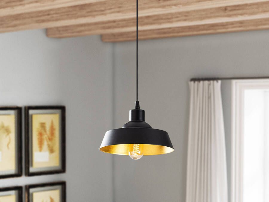 Mobistoxx Hanglamp RYDER 1 lamp zwart
