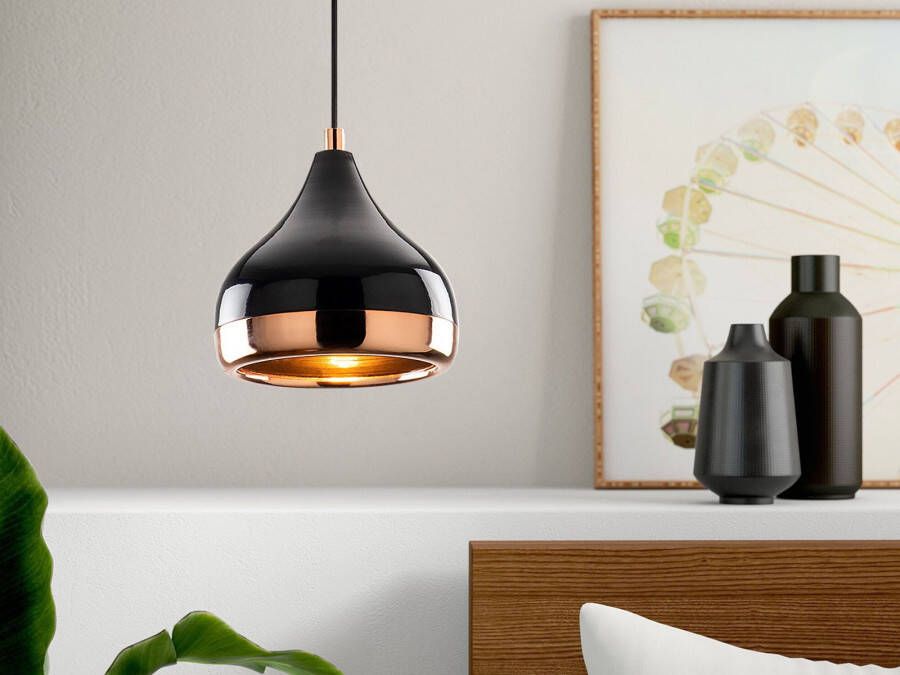 Mobistoxx Hanglamp YUCCA 1 lamp zwart