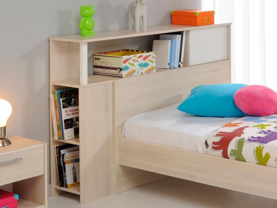 Mobistoxx Hoofdbord CARL gerookte acacia wit