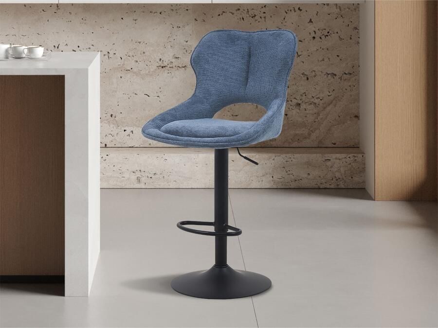 Mobistoxx Barkruk MATEUS 65>86 cm blauw