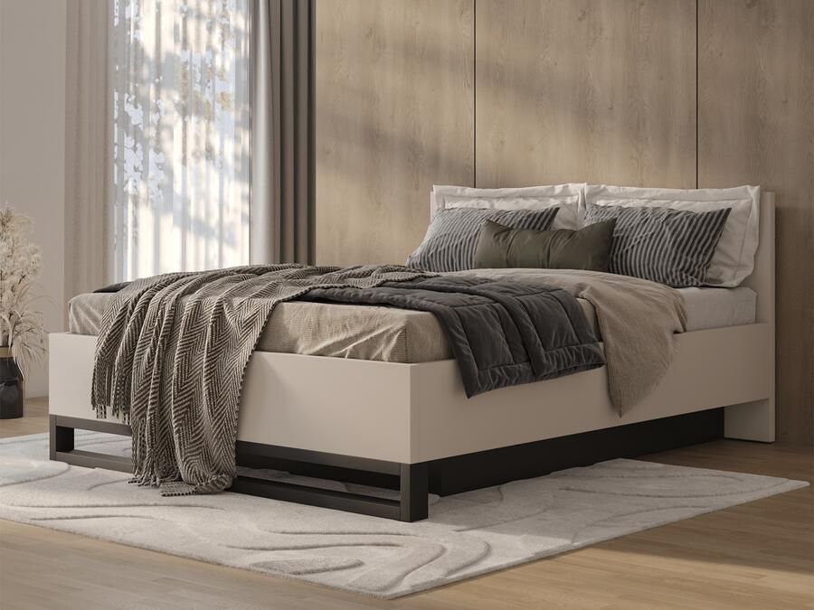Mobistoxx Bed HAMETTE 180x200 cm kasjmier